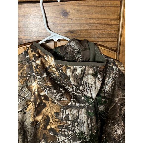 ScentLok Realtree Xtra Camo Hunting Coveralls Hooded Full Zip Suit Mens Large - Picture 4 of 7